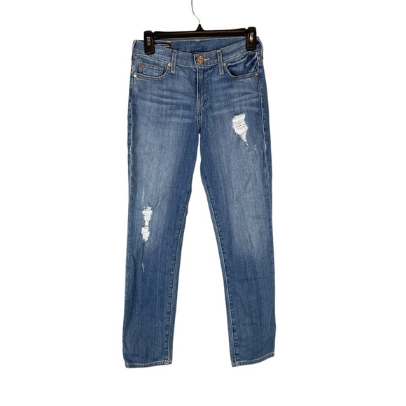 True Religion Colette High Rise Tapered Skinny Jeans size 24 - Picture 1 of 9